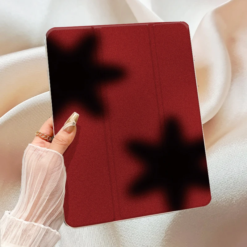 Ins Retro Red Frost…