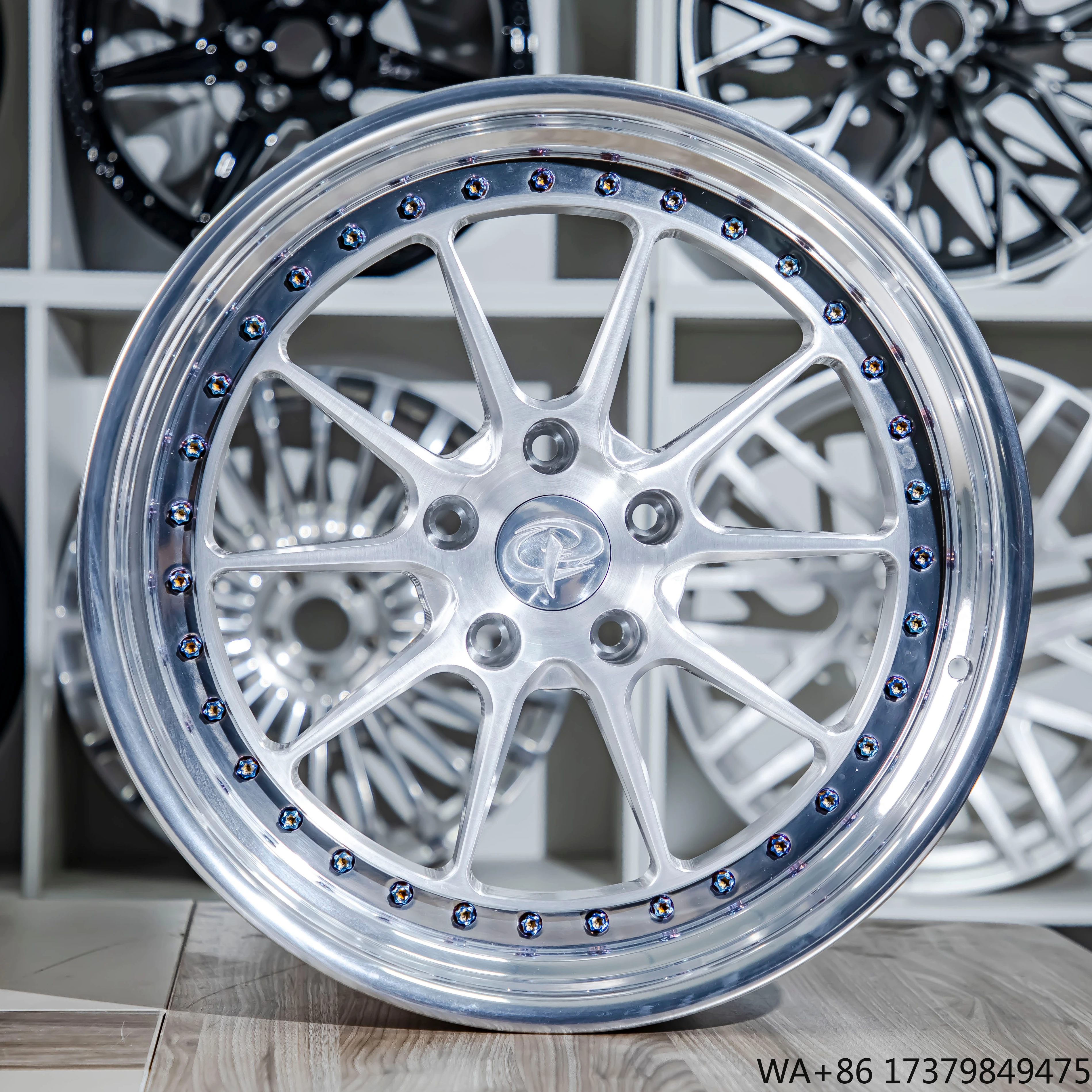 

Hot Sale for Customize 2-piece Forged Wheels with Brushed Silver Face and Polished Dual Step Barrel for 2020 Aston Martin