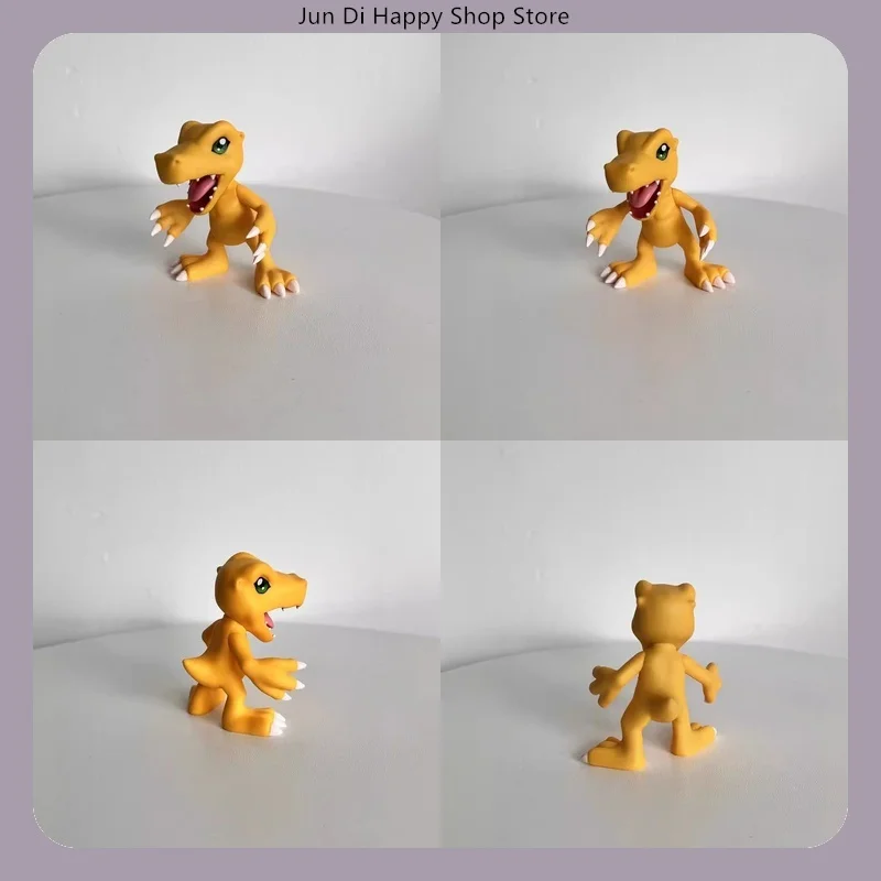 7cm Digimon Agumon Anime-Figur Modell-Statue Sammlerstück Desktop-Dekoration Ornament Spielzeug Geschenk für Fans