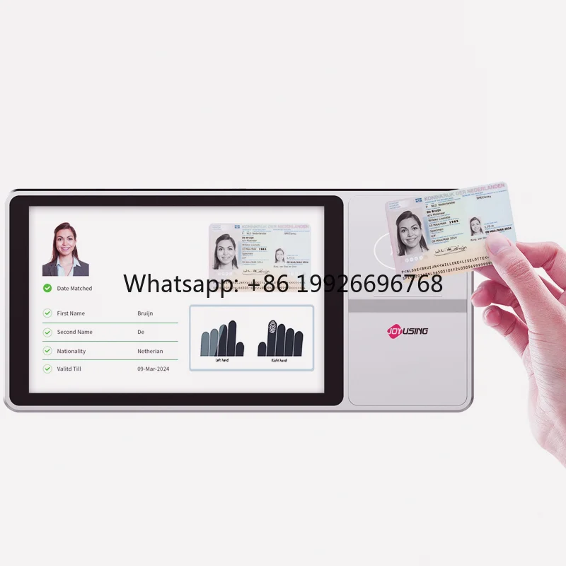 Joyusing SP610 10.1'' Electronic Signature Tablet 3-in-1 Fingerprint, Sign & Face Capture for Paperless Office Automation