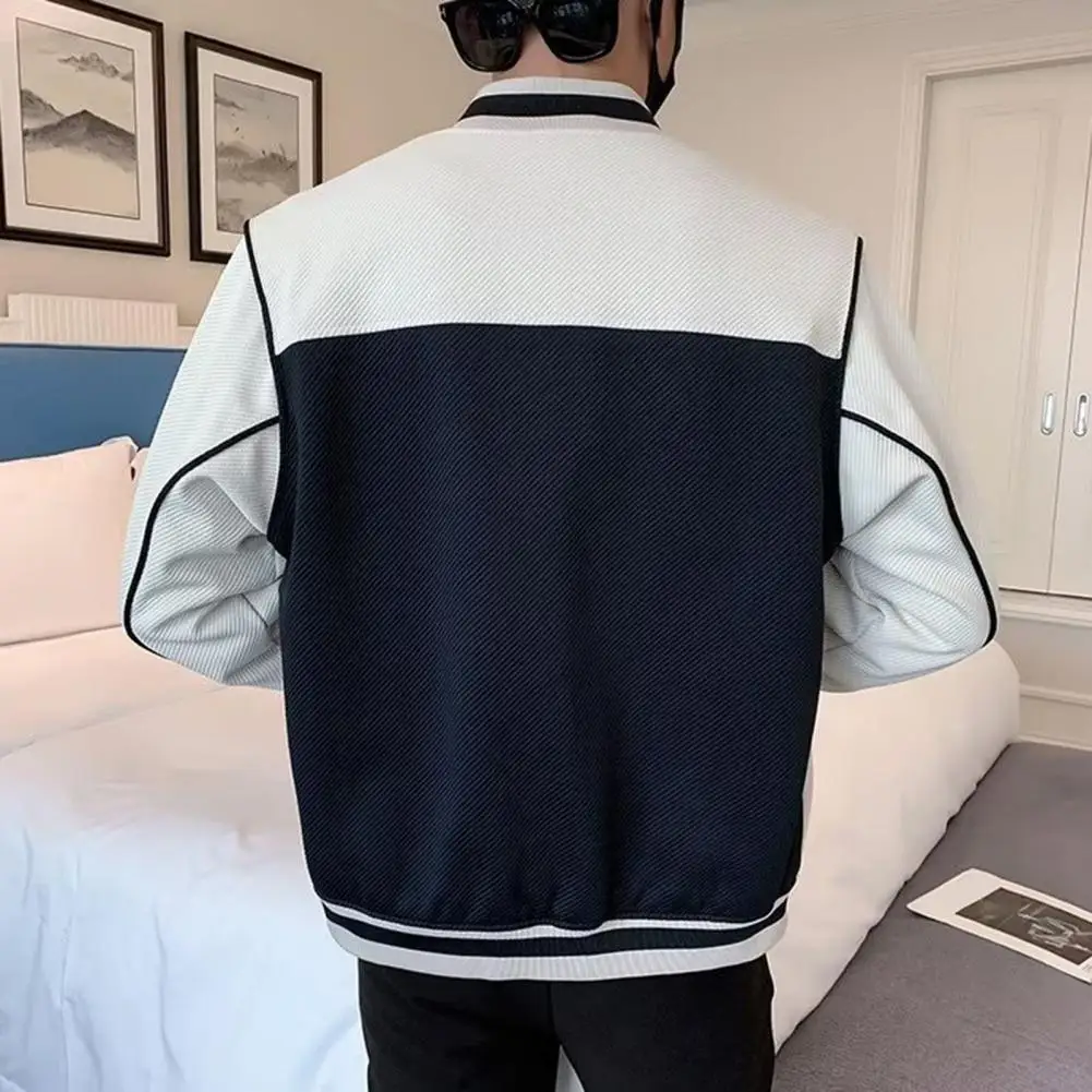 

2025 Spring Autumn Men's Jackets Korean Fashion Streetwear Coats Men Casual Trend Men Clothing Baseball Jackets Men