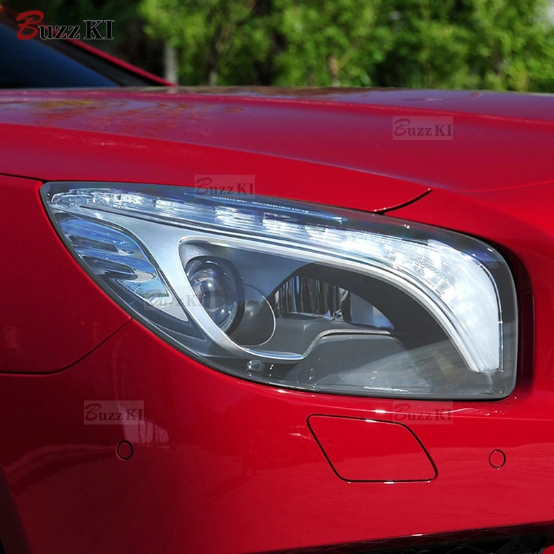 

2 шт., прозрачная защитная пленка для передних фар Mercedes Benz SL Class R231 2013-2016 AMG