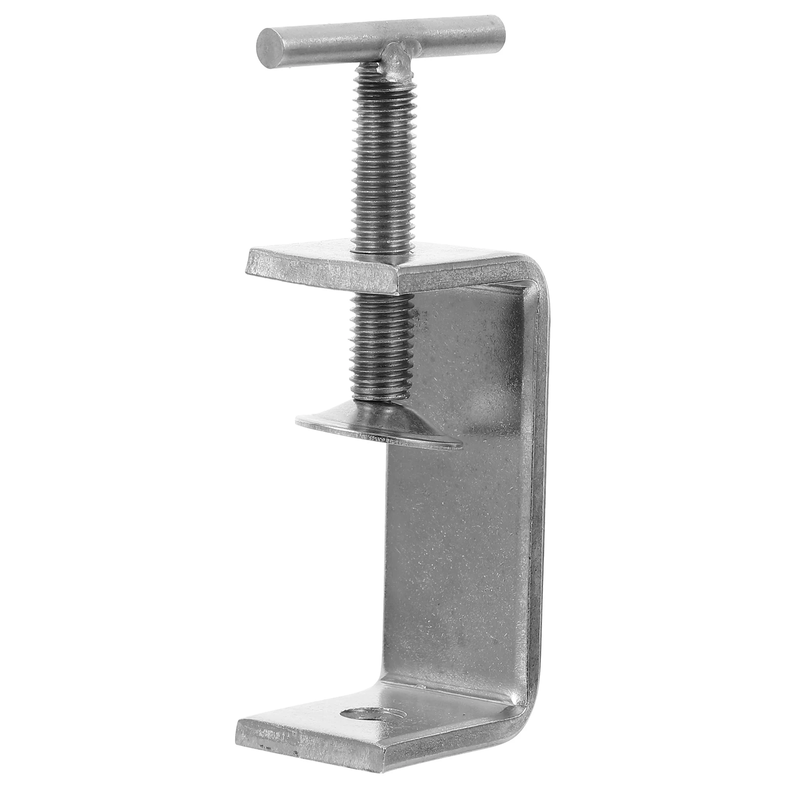 

2PCS Stainless Adjustable Desk Mount Clamp Table Clamp C Type Stainless Steel Desk Mounting Clamps Practical Design