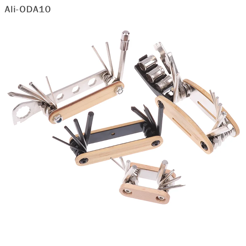 

Bike Repair Tool Portable Foldable Bike Hex Spoke Screwdriver Repair Cycling Tool Mountain Bike Wrench Multi Tools Sets