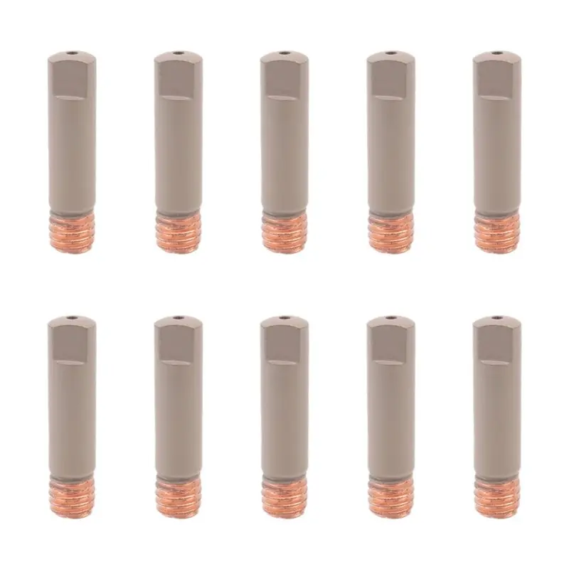 RABIT AS59~ 10Pcs MB15AK Welding Nozzle Tips Coating Protect M6 Gas Nozzle Tip MIG Welding Tool Parts
