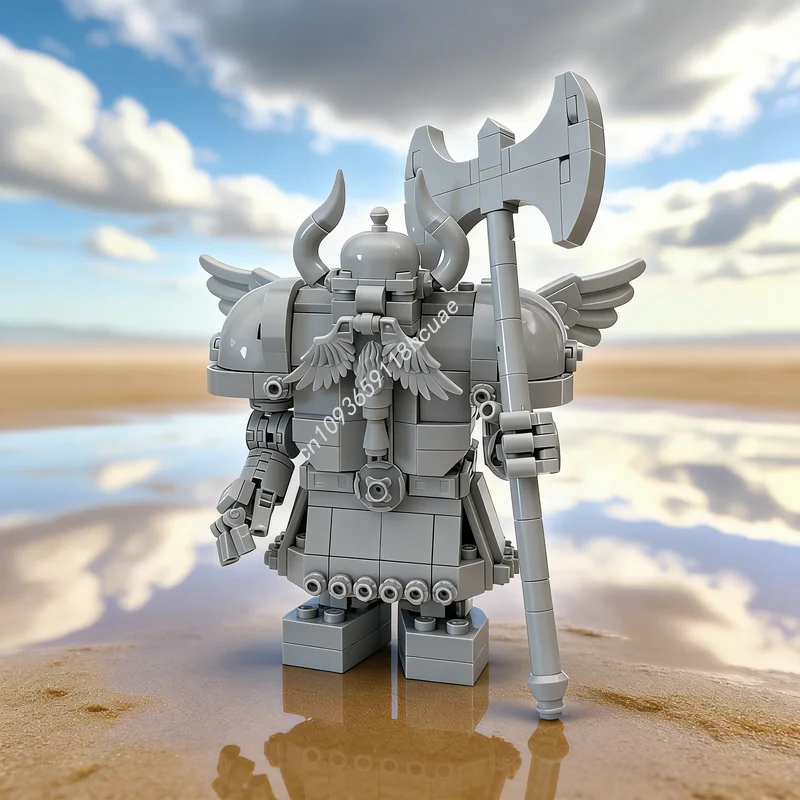 

449pcs MOC Dwarven Statue Castle Model Building Toy Blocks Architecture Assemble Festival Gift Creative Idea DIY Education