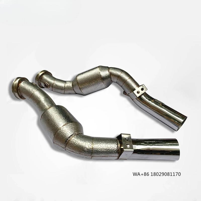 

Exhaust System Downpipe for Quattroporte 3.0 2013-2016 High Performance Stainless Steel Pipe Exhaust Downpipe