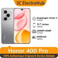 New HONOR 400 Pro Global Version 5G Smartphone 200MP Camera Snapdragon 8 Gen 3 6.7'' AMOLED 100W Wired 50W Wireless