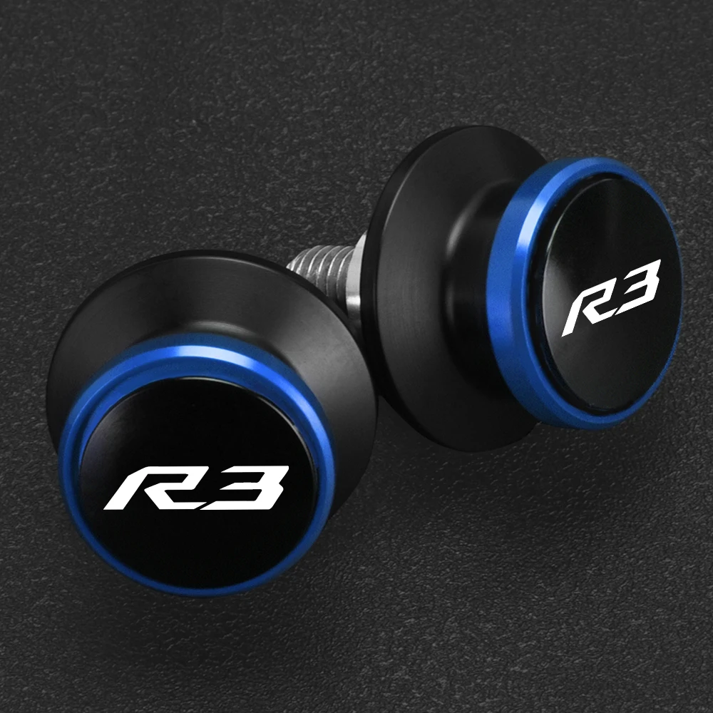 

Motorcycle For Yamaha YZF R1 R3 R6 R6S R25 R125 2015 2016 2017 2018 2019 20 Swingarm Spool Slider Stand Screw Accessories M6 6mm