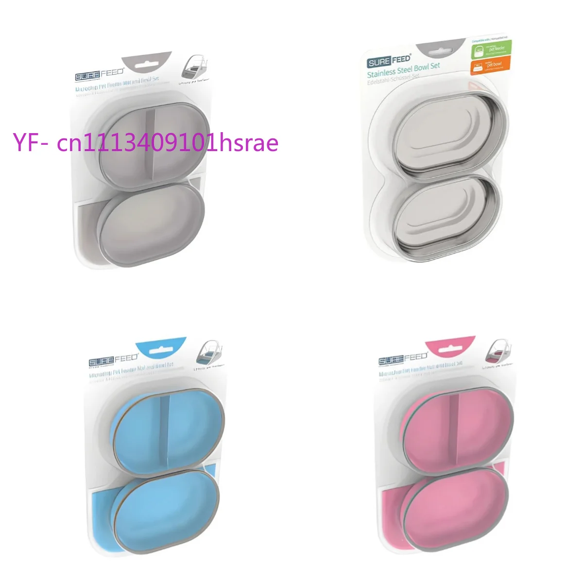 Automatic Pet Feeder Replacement Parts, Smart Chip Recognition Sensor & Food Serving Bowl
