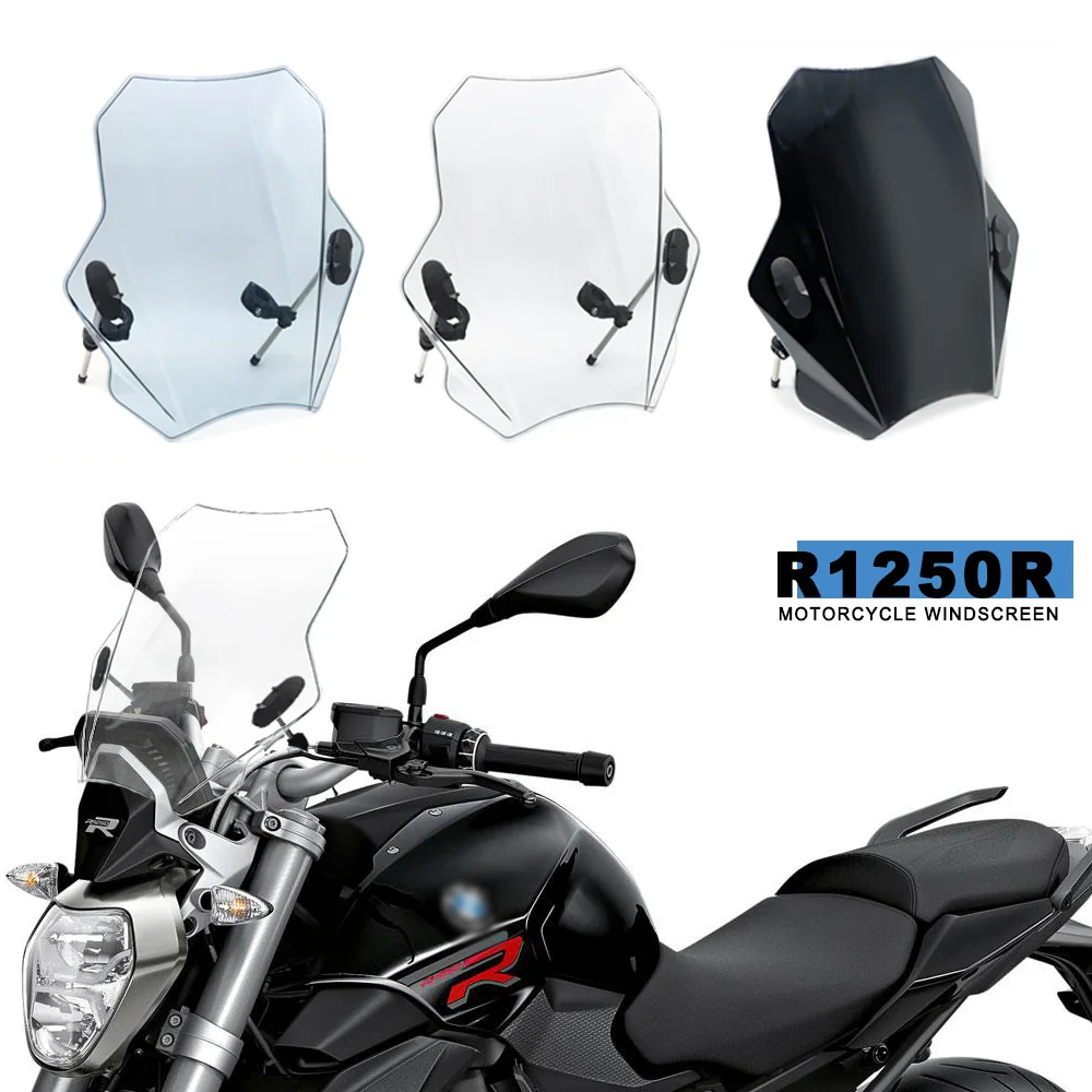 

NEW Motorcycle Windshield For BMW r 1250 1200 r R1250R R1200R R1200 R 2014-2023 Windshield Deflector Fairing