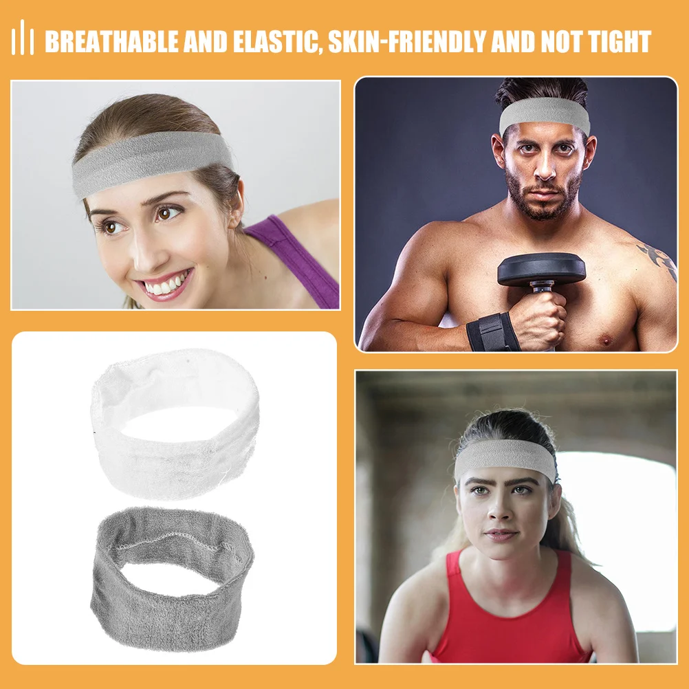 

2Pcs Stretchy Headbands for Women Athletic Headband Lightweight Sweat Headband for Running Yoga Sports Outdoor Activities