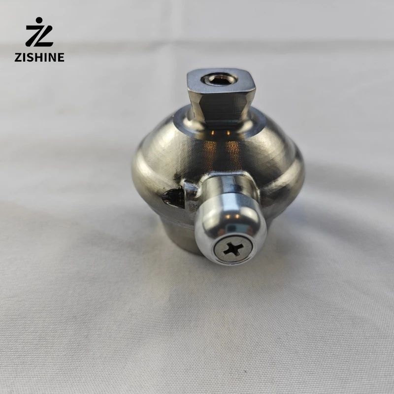 Prosthetic Leg Component Rotator with Male Pyramid Adapter SS 360 Degree Manual Rotation Connector for AK BK Artificial Leg