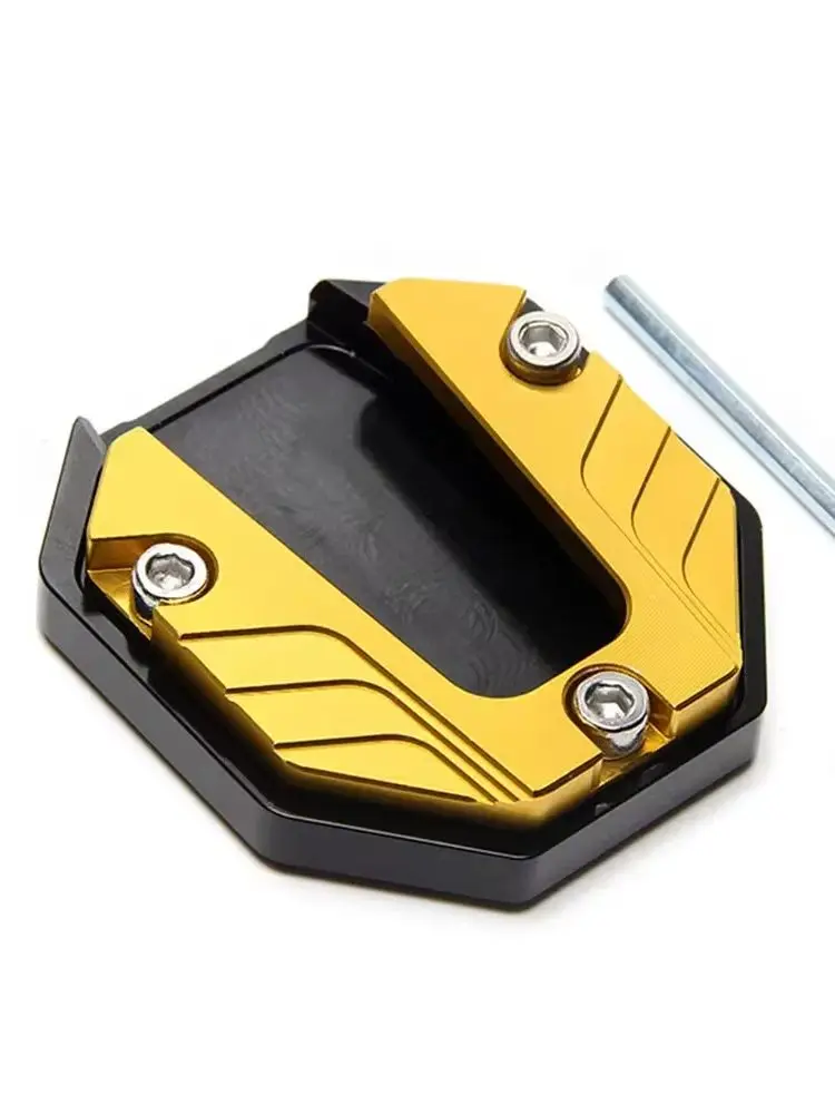 AliExpress Scooter Motorbike Accessories Extension Foot Pad Support Plate Aluminum Alloy Motorcycle Bike Kickstand Extender Foot Side Stand