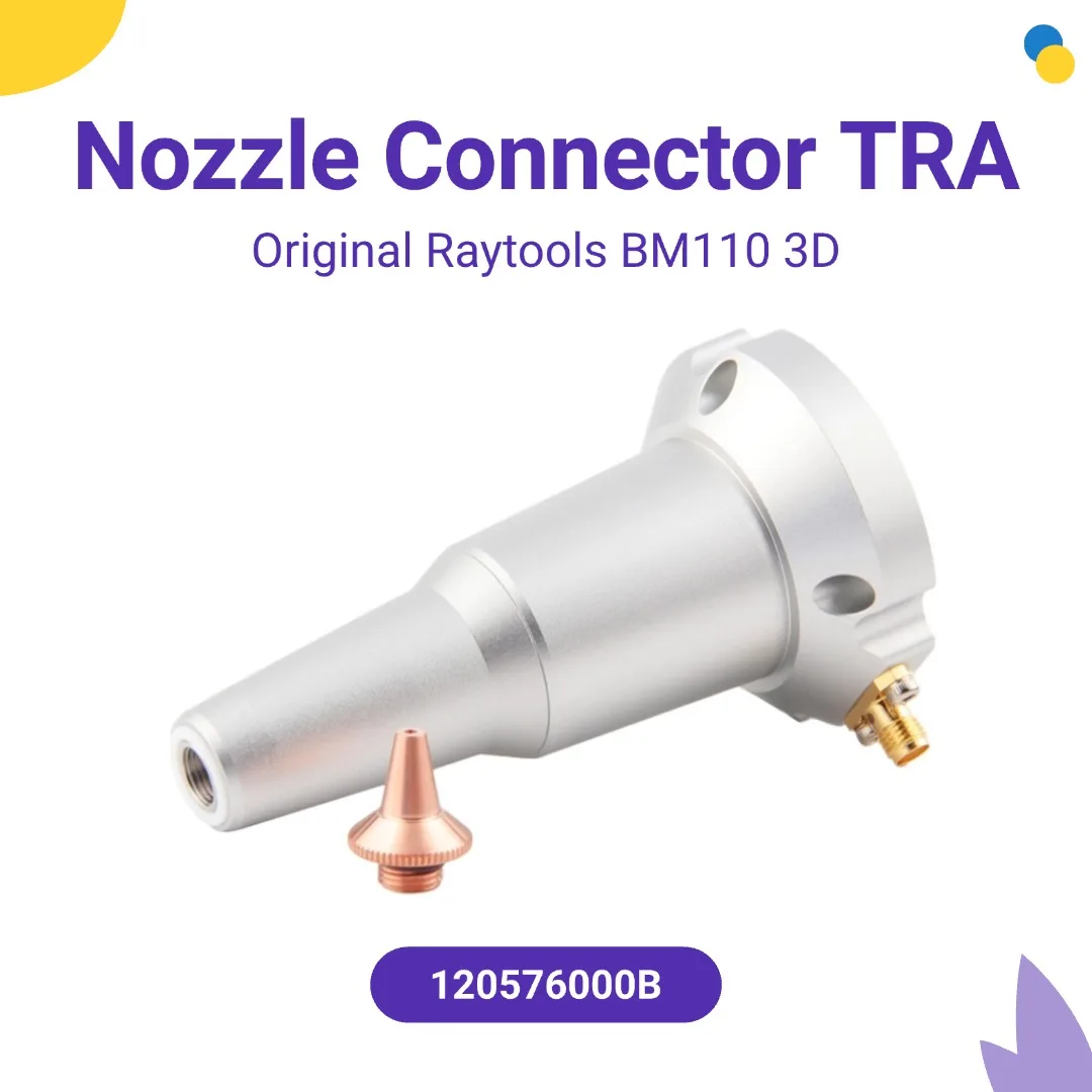 

Raytools Original Nozzle Connector TRA 120576000B For Raytools BM110 3D BT210/BT210S/BM110/BM112/BT220 3D laser Cutting Machine
