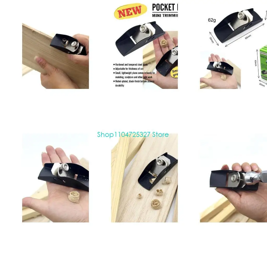 

D8KF Woodworking Mini Trimming Plane Hand Planer Carpenter Tools Cutting