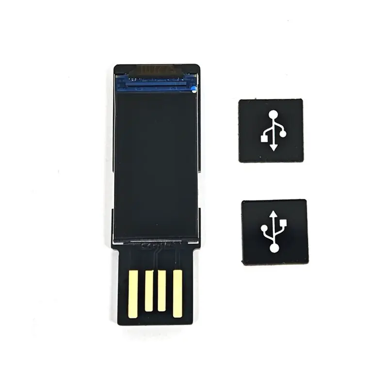 AED7-0.96 Inch USB Secondary Screen For Computer CPU GPU RAM HDD Display 80X160 System Monitor Photo Album