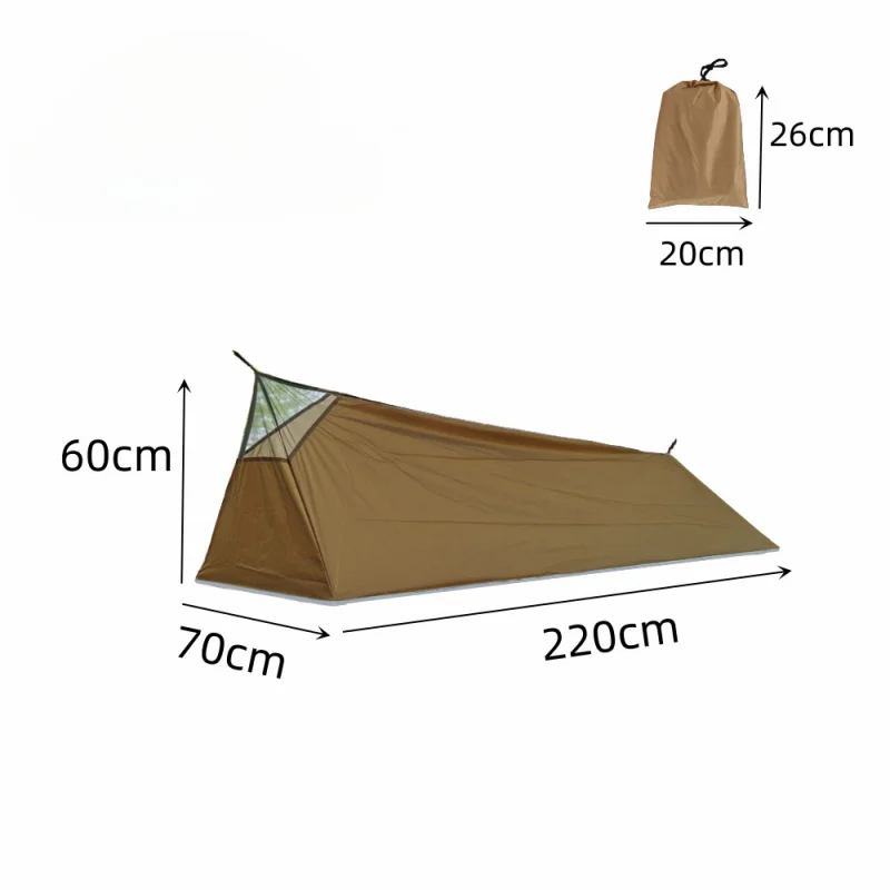 

Outdoor without poleACamping Sleeping Bag Tent Mosquito Net Ultra-Lightweight Equipment Camping Supplies