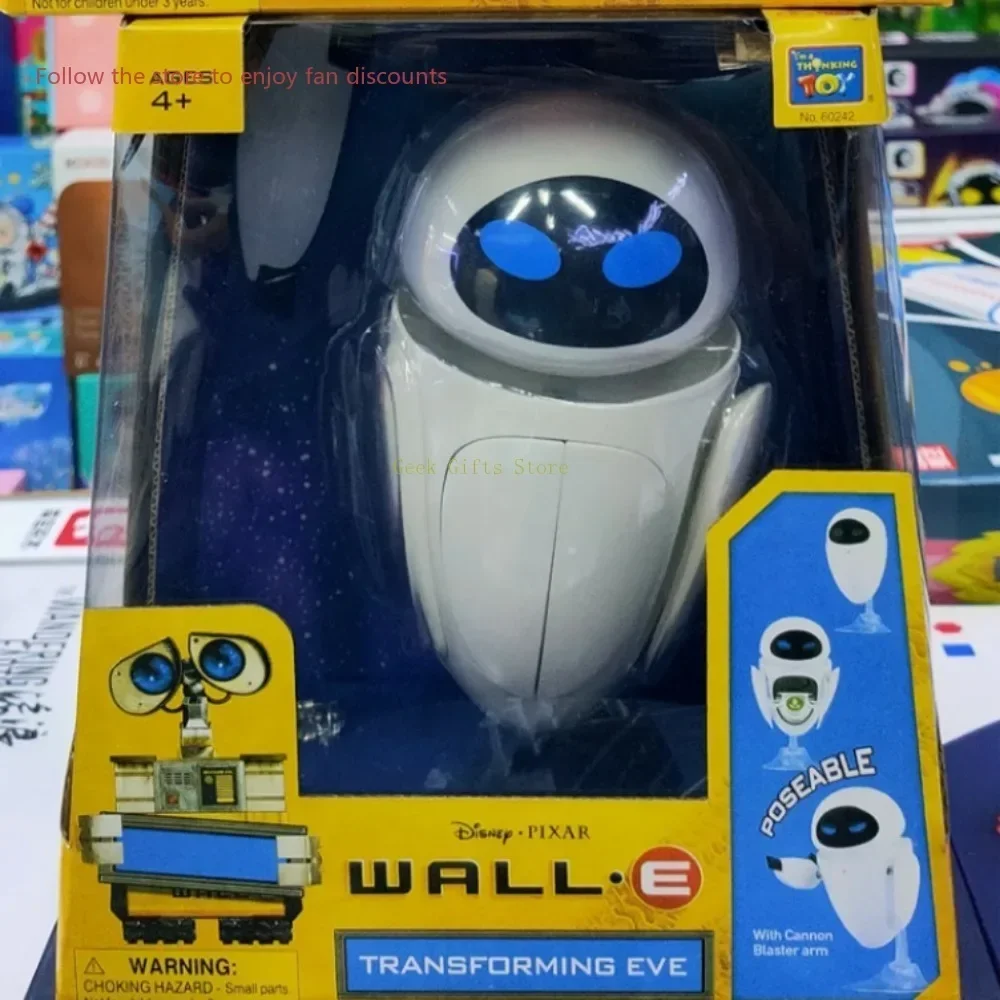 Auf Lager Roboter Mobilisierung Wand Transformation Eva Freundin Ändernden Augen Bewegliches Modell Action-figuren Spielzeug Sammlung Geschenke