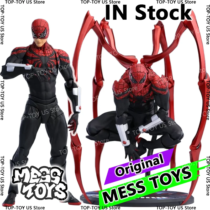 

Original Mess Toys Superior Spider Man Doctor Octopus Peter Parker Messtoys Spiderman Neighbor Anime Action Figure Gifts Toys