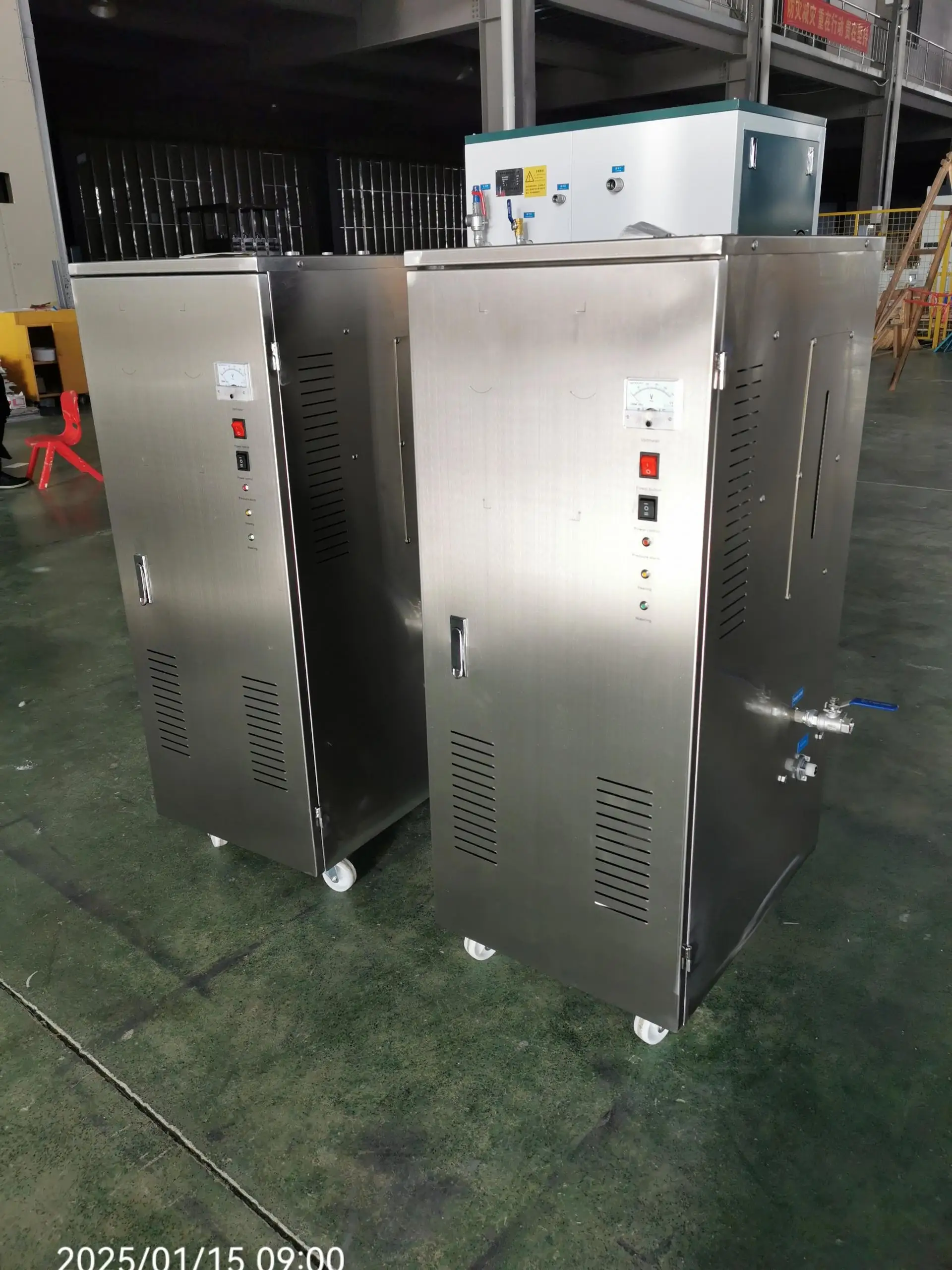 304 6-12KW Industrial Vertical Water Tube Electric Heating Steam Generator Boiler