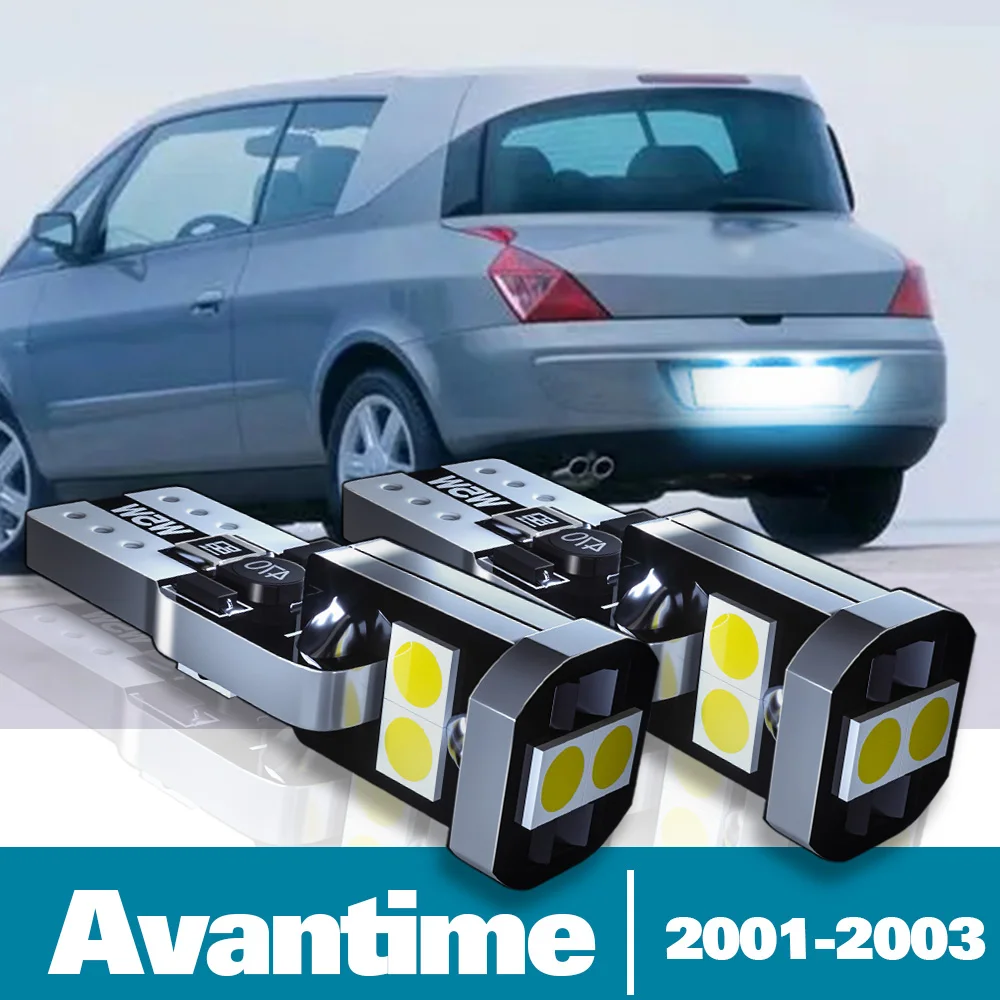 

2pcs LED License Plate Light For Renault Avantime Accessories 2000 2001 2002 2003