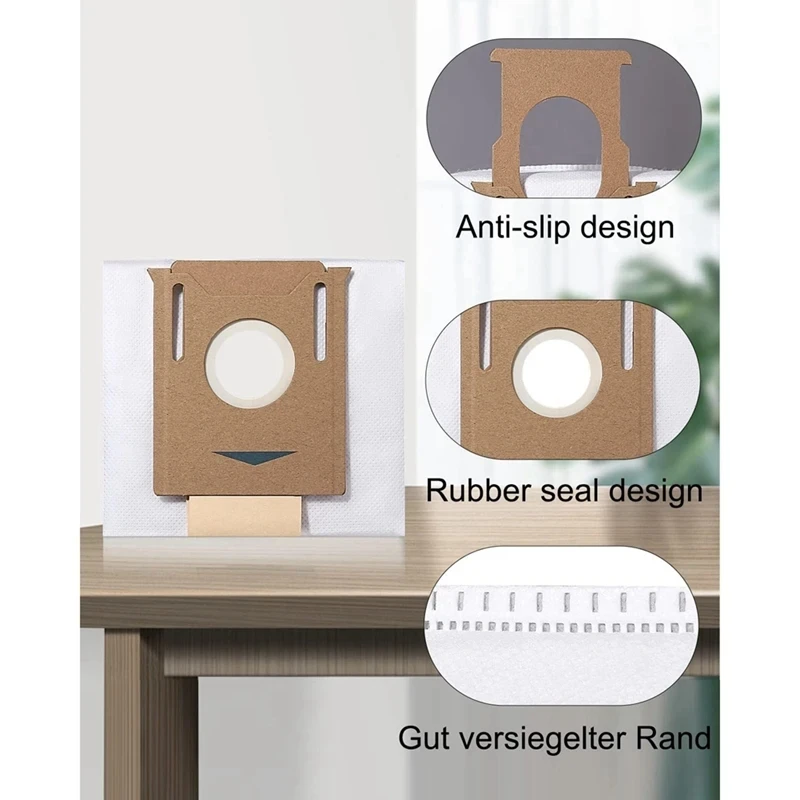 Kit aksesori tas debu vakum Robot, untuk Ecovacs DEEBOT OZMO T9 Series T8 AIVI T8 Max T8 Series N8 Pro Plus N8 Pro