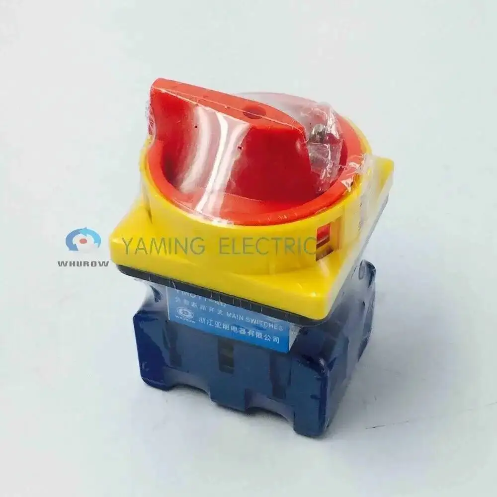 Isolating Switch 40A 3 Phase 6 Screw Terminal Universal Changeover Cam Rotary Switch YMD11-40A