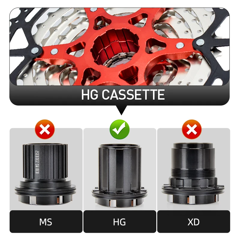 1 قطعة VG SPORTS 8 9 10 11 12 سرعة الدراجة الجبلية كاسيت منفصلة قوس أسنان العجلة صالح ل HG Hub 8 فولت 9 فولت 10 فولت 11 فولت أجزاء الدراجة الجبلية