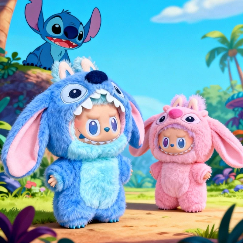 ラビュブ3.0用のかわいい服セット、漫画風ミニぬいぐるみ17cmドール服アクセサリー、新商品、ファッション、クリスマスプレゼント