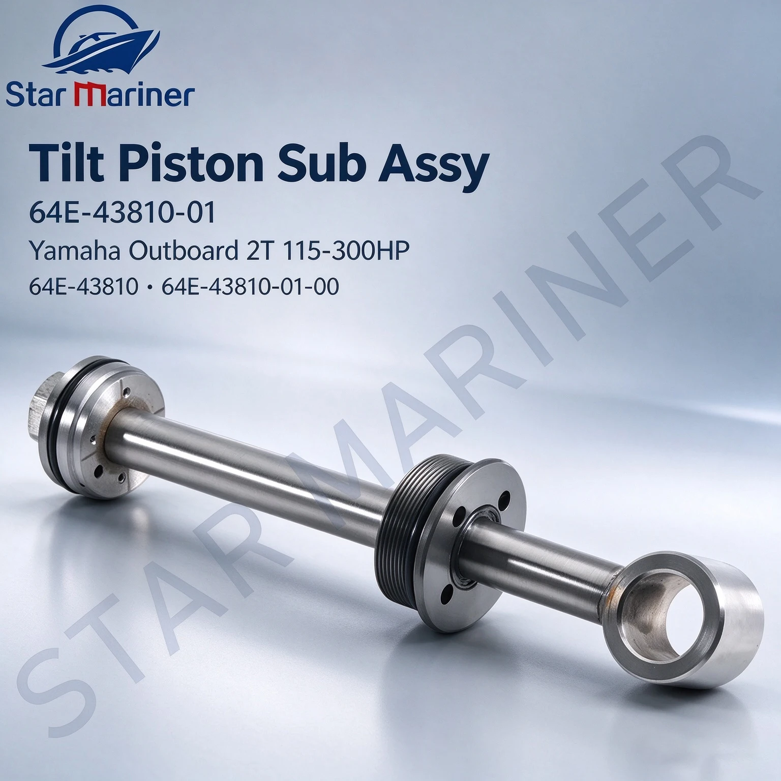 Boat Engine Tilt Piston Sub Assy 64E-43810-01 For Yamaha Outboard 2T 115-300HP 64E-43810 64E-43810-01-00