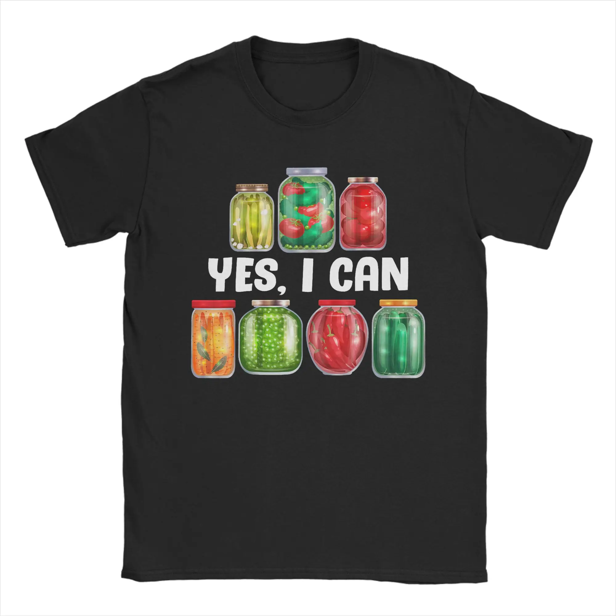 I Garden Because I Can Funny Plant Gardening Canning Lover Men T Shirt  Tees Short Sleeve Round Collar T-Shirt Cotton Clothes