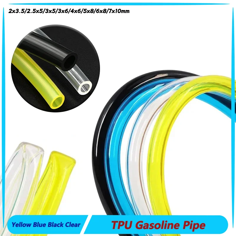 

1~20m Fuel Line Hose Small Engine Tube Petrol Pipe for Trimmer Chainsaw Blower Line Tool 2x3.5/2.5x5/3x5/3x6/4x6/5x8/6x8/7x10mm