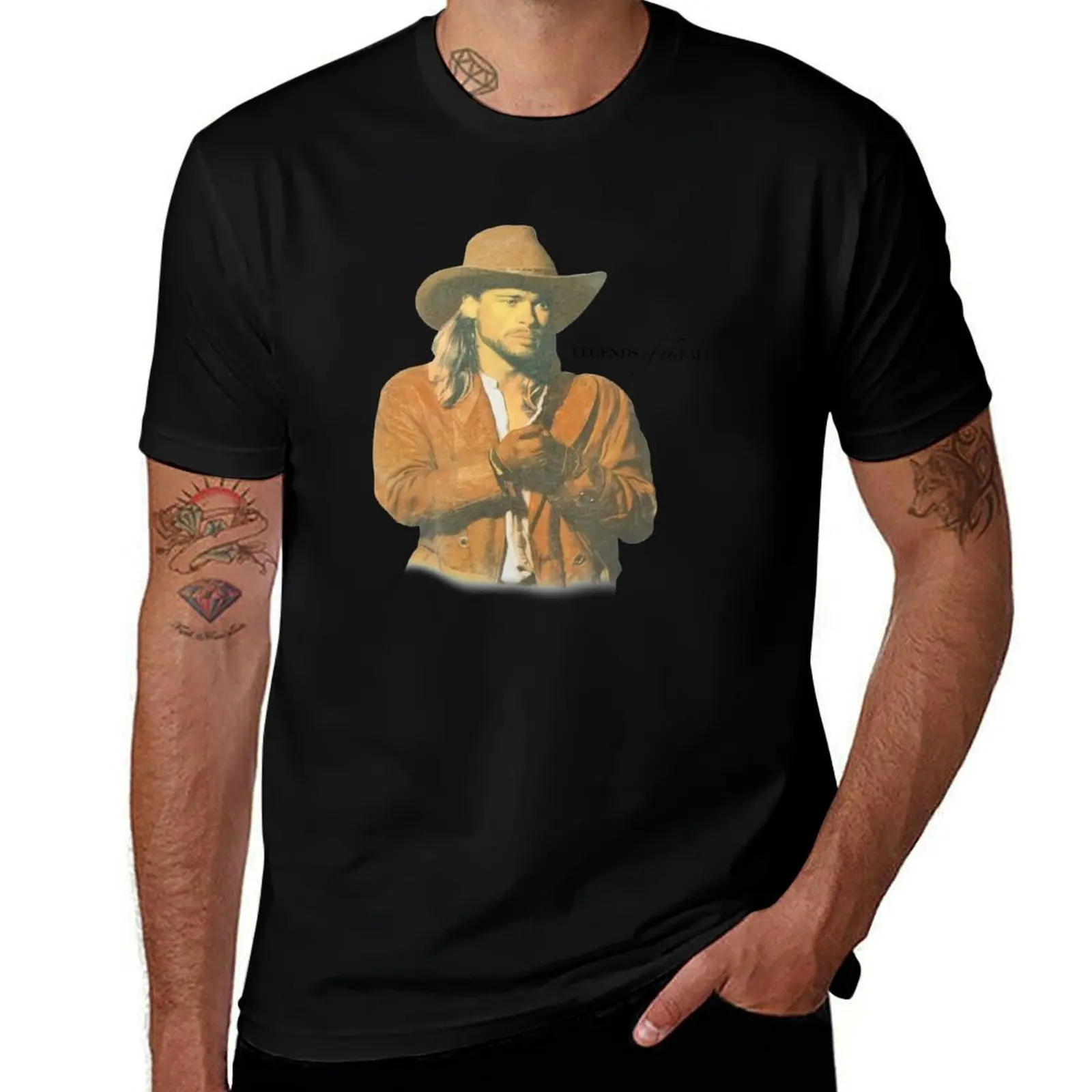 1994 Legends of the Fall Stanley DeSantis Brand Brad Pitt T-Shirt Holiday Simple Tee Shirt T-Shirt