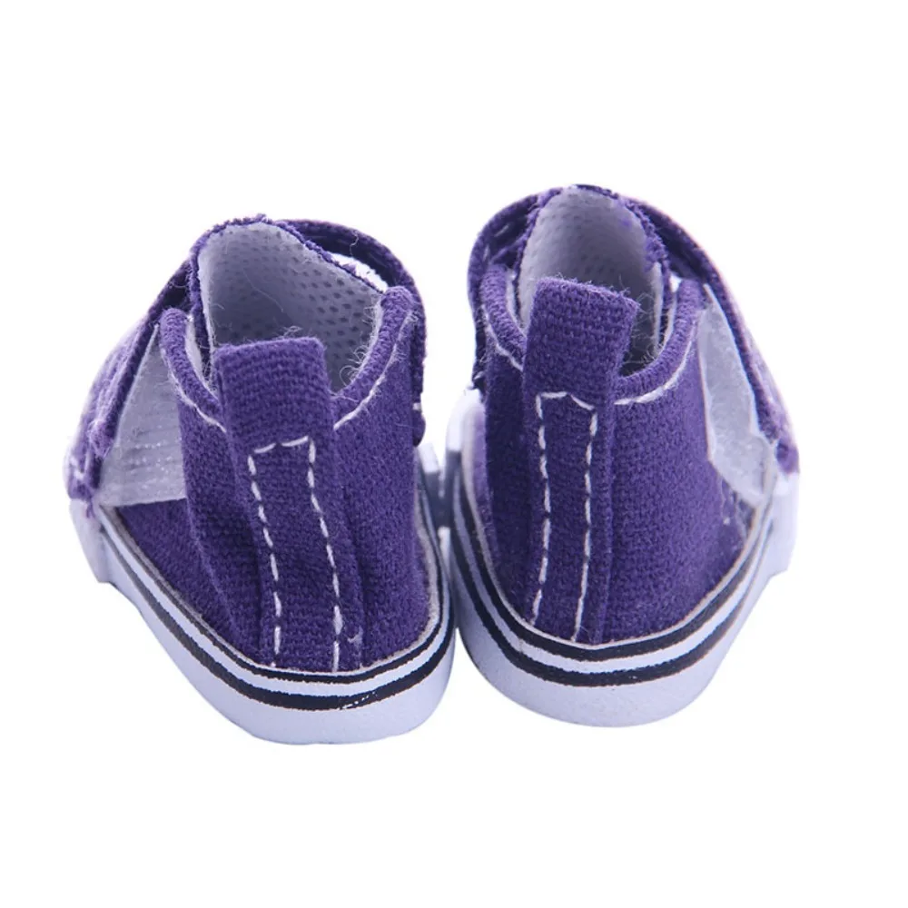 Accessori Bambola BJD Scarpe da 5 cm Scarpe di tela di stili multipli fatte a mano Scarpe casual di ricambio fai-da-te Giocattoli per bambini