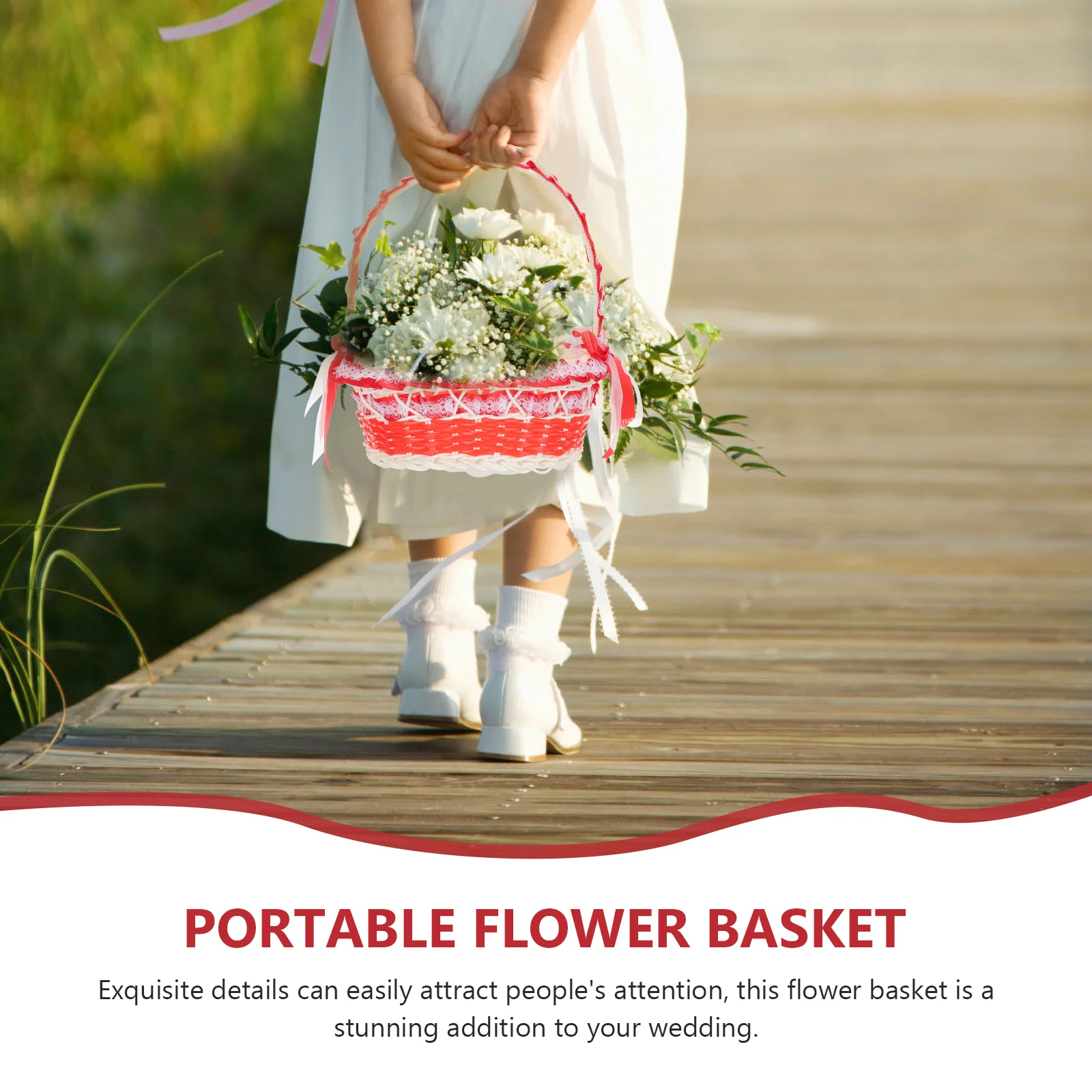 

Flower Girl Candy Holders Gift Party Supplies Decoration Petal Baskets Wedding Anniversary Engagement Proposal Favor Treats