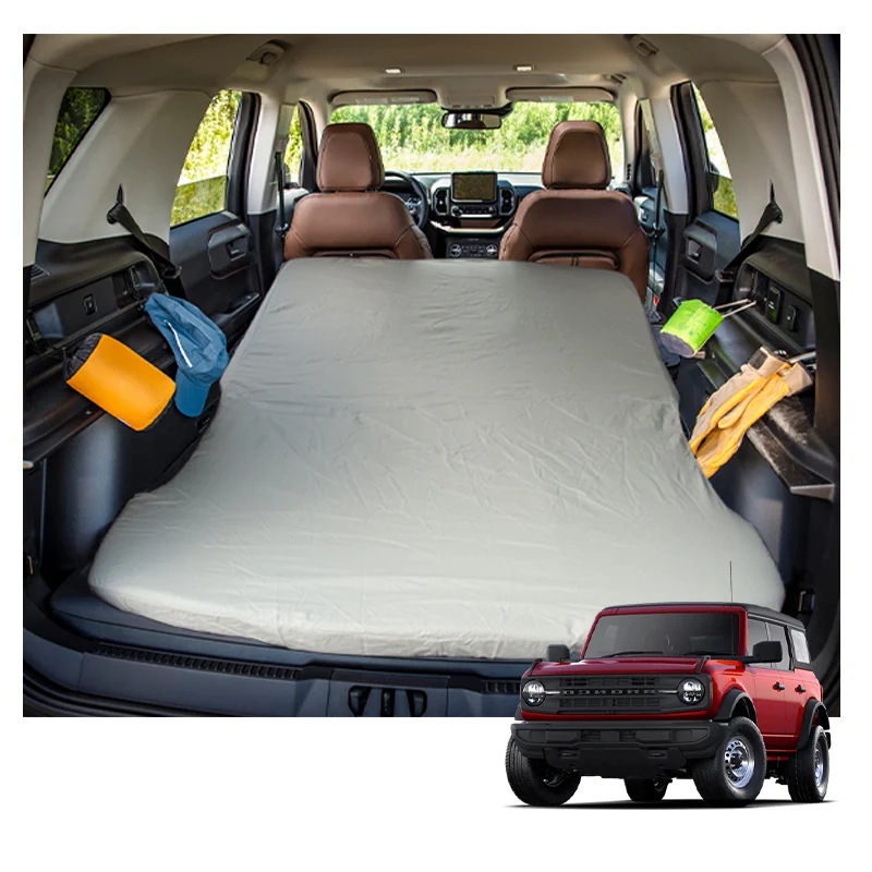 

Car Interior Accessories Outdoor Camping Inflatable Mattress Travel Bed Folding Car Trunk Mattress for Ford Bronco 2021-2022