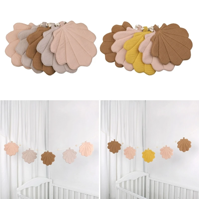 

Shaped Bunting Banners Soft and Safe Baby Newborn Photography Props for Capturing Special Moments