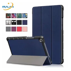 Funda ultradelgada para Huawei MediaPad M5 lite 8 JDN2-AL00, funda con soporte para tableta, funda para huawei JDN2-W09 lite de 10,1 pulgadas + película + bolígrafo