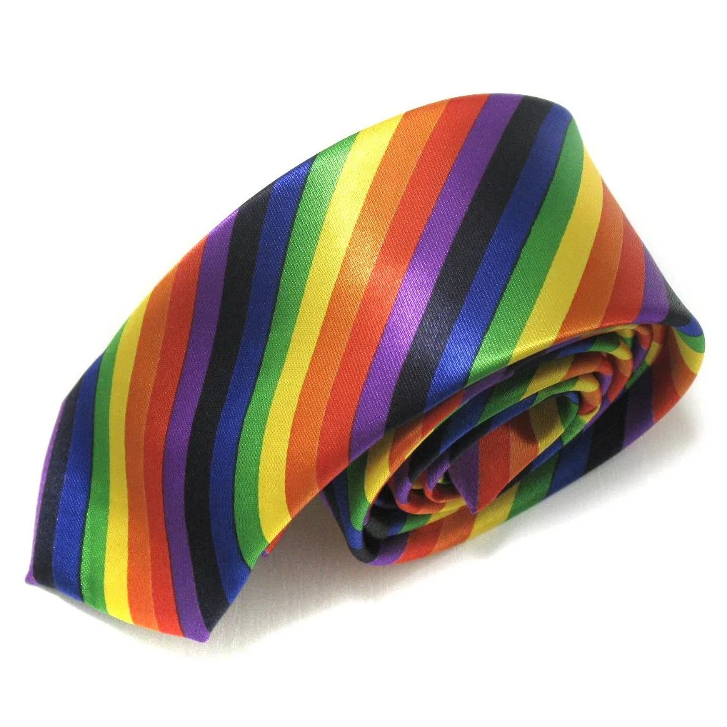 HOOYI leopar baskı kravat ince bağları adam parti polyester kravatlar 5cm 2019 hediye