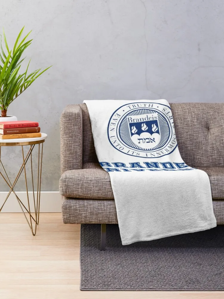 Brandeis University Throw Blanket Beautifuls Fluffy Shaggy Luxury Throw Blankets