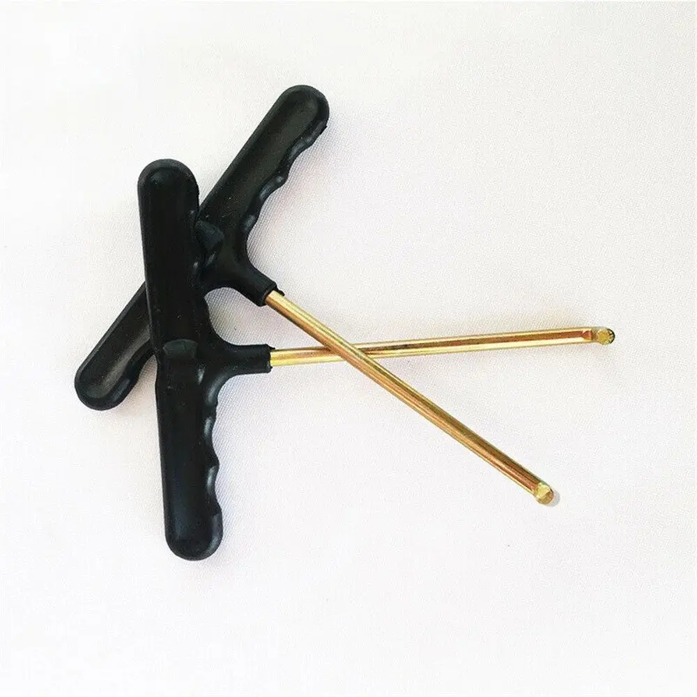 Install T-Hook Hand Pull Tool for Outdoor Mat Pull Hook Tent Peg Puller Puller Extractor Springs Puller Spring Pull Tool