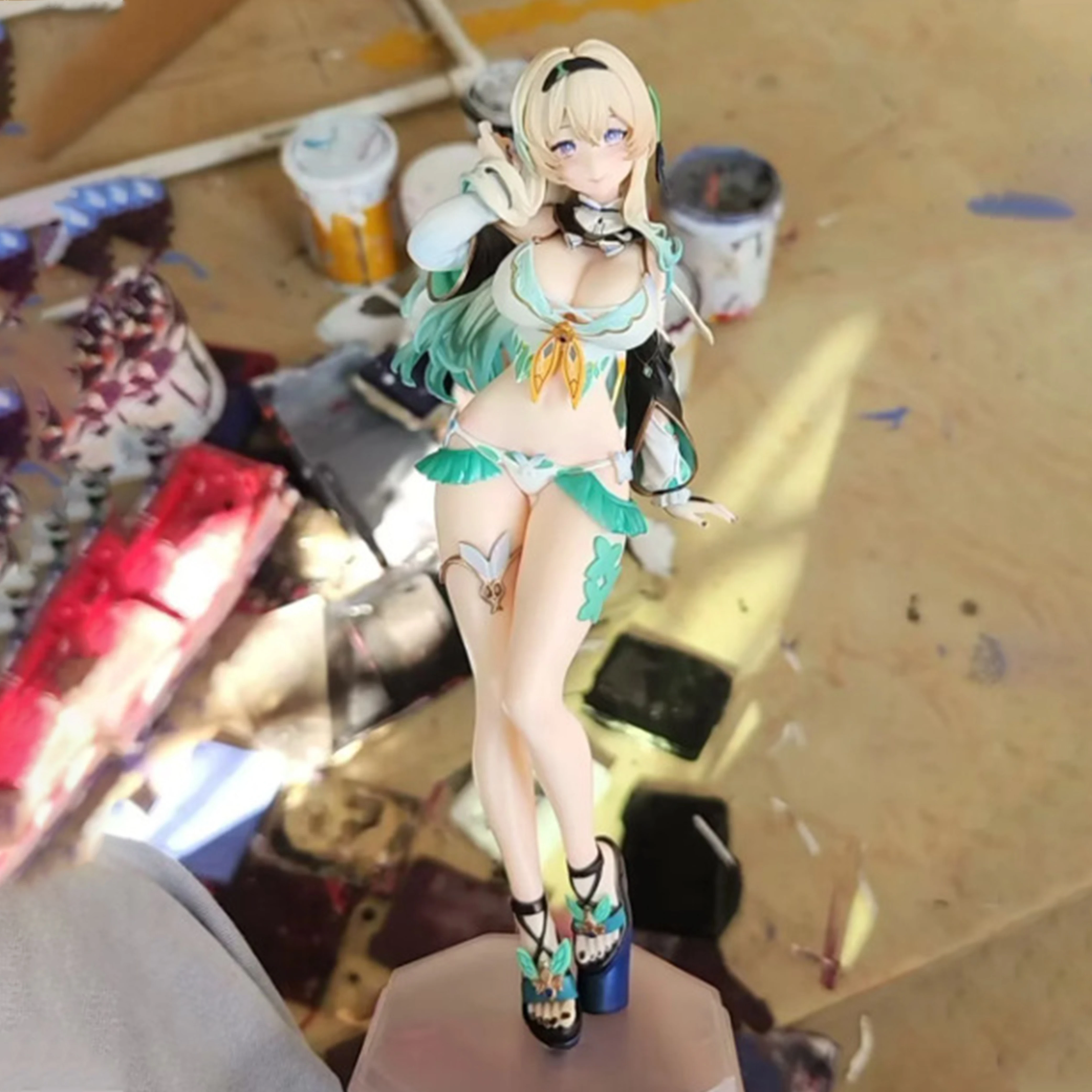 Figurka anime Honkai: Star Rail Firefly w stroju kąpielowym, figurka Firefly, kolekcja PVC, statuetka, seksowna figurka dziewczyny, ozdoba, zabawka, prezent dla dorosłych