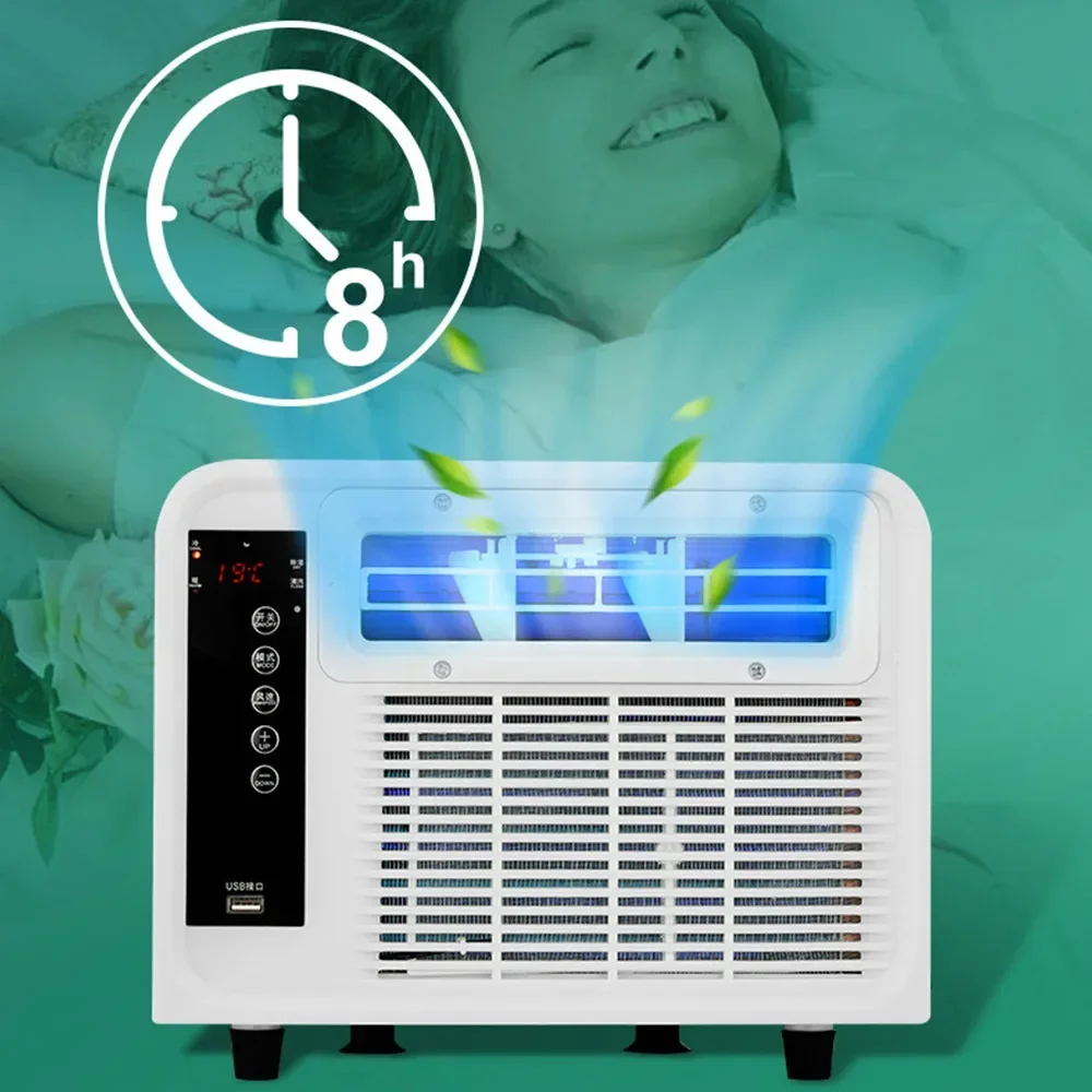 New Refrigeration Mobile Mosquito Net Air Conditioner Low Power Small Pet Student Dormitory Bed Mini Movable Window Type