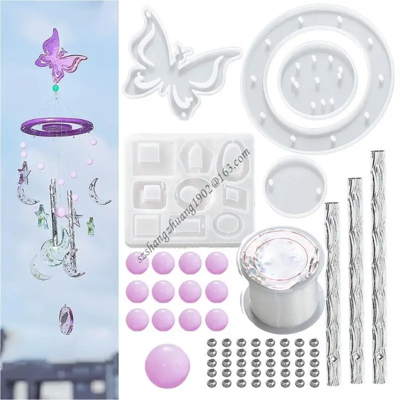 

Q6RB Star for Sun Resin Mold Silicone Epoxy Resin Molds for Hanging Home Decor Pendan