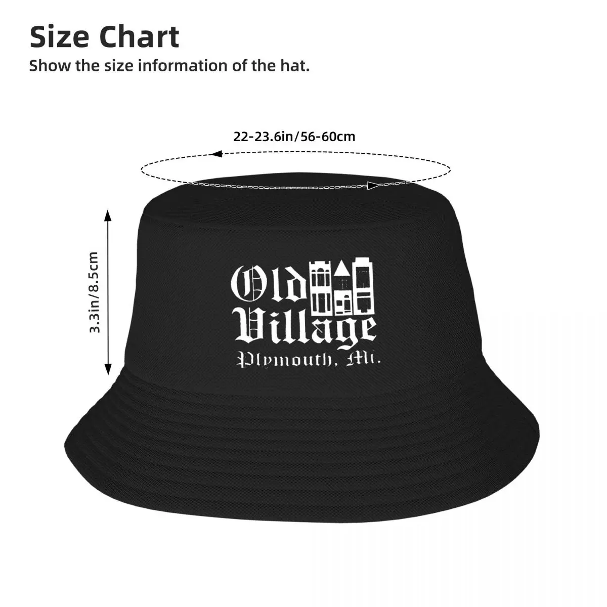 Old Village Traditional White Bucket Hat Panama For Man Woman Bob Hats Fashion Fisherman Hats Summer Beach Fishing Unisex Caps