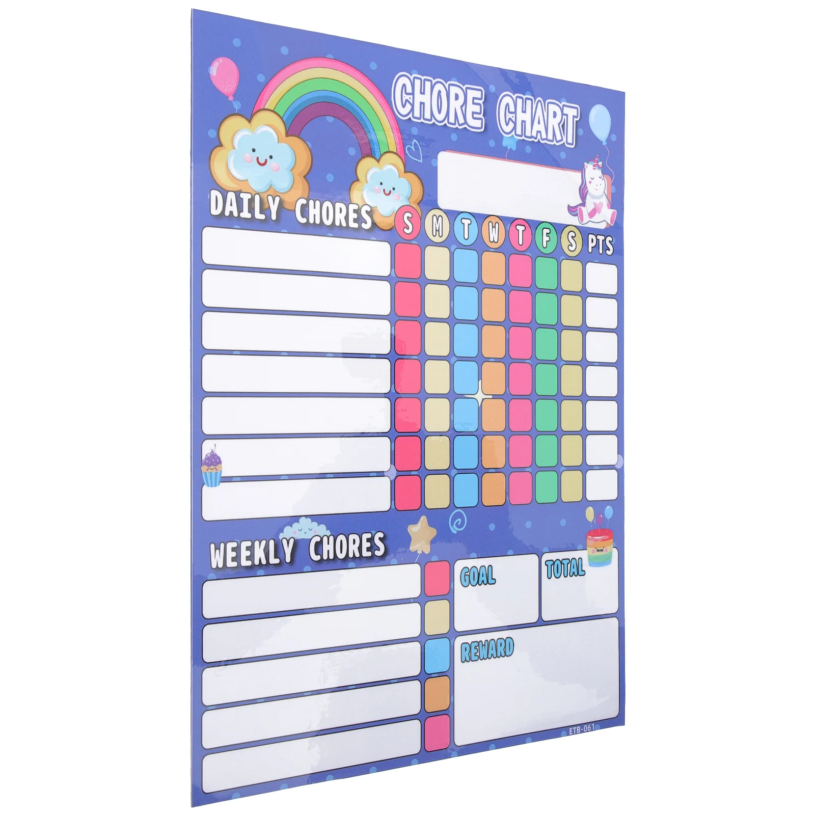 

Children's List Kids Self-discipline Chart for Girls Magnetic Reward Award Table School Behavior Home Pvc at