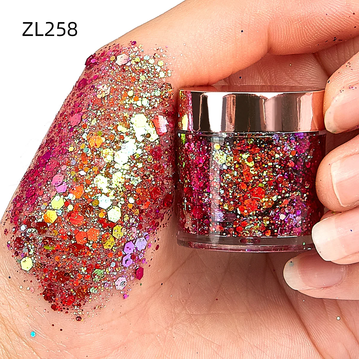 Kein Logo Meerjungfrau Schuppen cremig Glitter Lidschatten Gel Festival Zubehör Körper Gesicht glänzend metallische Pailletten Bühne Party Flash