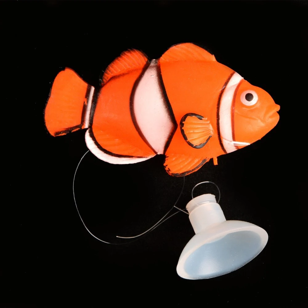 Home Decoration Realistic Design Exquisite Workmanship Silicone Simulated Fish Home Aquarium Decoration Bright Colors