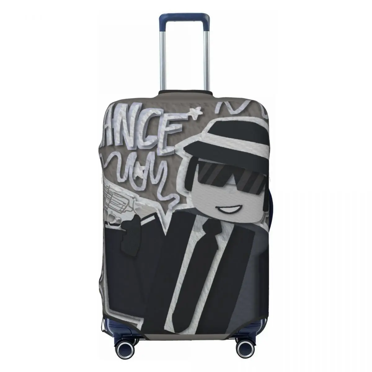 Forsaken Chance Profile Picture Suitcase Cover Holiday Business Strectch Luggage Case Protector